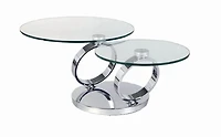 Canadian Ring Extendable Coffee Table Silver