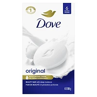 Dove Pain de Beauté nettoyant doux pour la peau et hydratant pour un soin cutané doux Original conçu avec 1/4 de crème hydratante