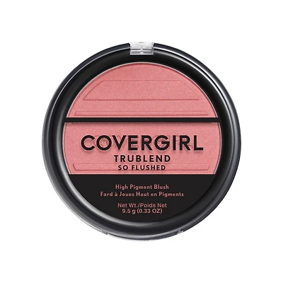 COVERGIRL TruBlend So Flushed High Pigment Blush and Bronzer, Blendable & Buildable, 100% Cruelty-Free, High Pigment Powder