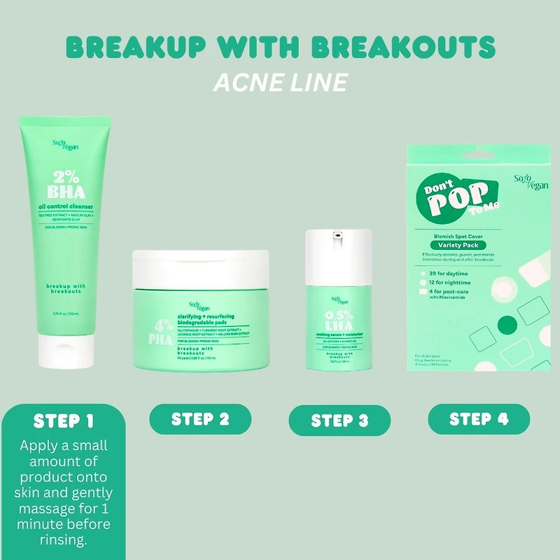 SoloVegan 2% BHA Oil Control Gel Cleanser