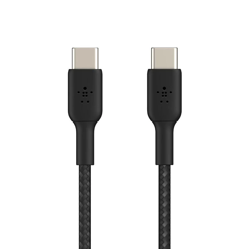 Câble USB-C vers USB-C à gaine tressée BOOST↑CHARGE