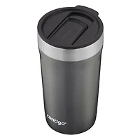 Contigo Streeterville Stainless Steel Mug with Splash-Proof Lid, 14 oz (414 ml), Vacuum-Insulated Tumbler with Handle for Coffee & Tea, Sake
