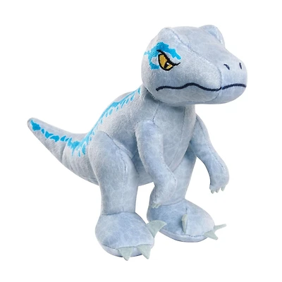 Petits dinosaure en peluche Jurassic World, Bleu de 7 pouces, animal en peluche