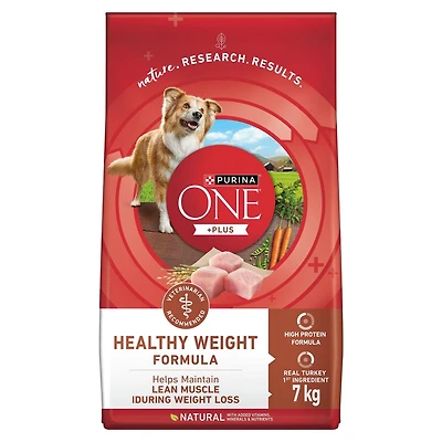 Purina ONE Poids-Santé Dinde, Nourriture Sèche pour Chiens 7 kg 7 kg