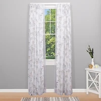 Mainstays 28-48" (71 - 122 cm) Adjustable Heavy Duty Double Curtain Rod, 2-3" Clearance, White