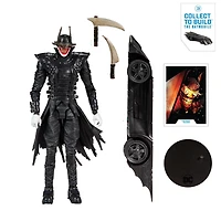 McFarlane Toys - DC Multiverse - Batman Who Laughs Action Figure with Build-A Rebirth Batmobile (Piece 3)