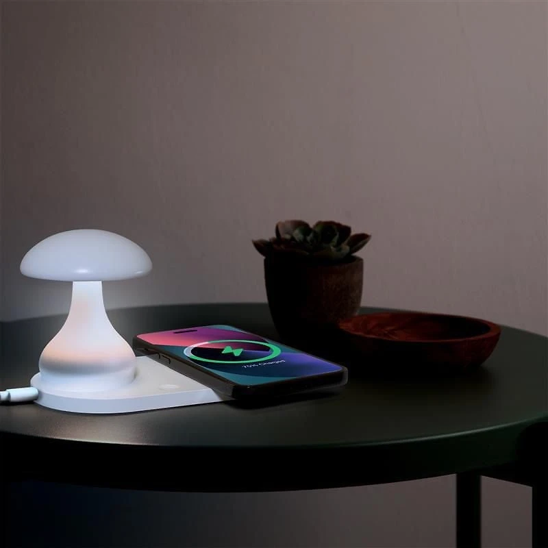 Merkury Innovations Wireless Charger with LED Lamp