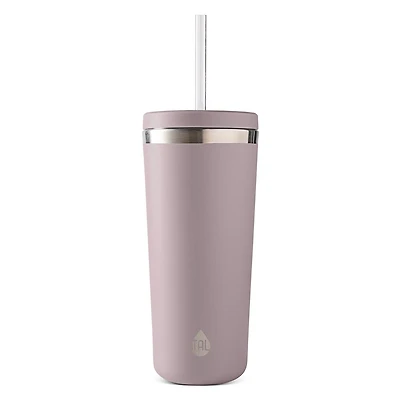 TAL Stainless Steel Ranger Tumbler with Straw 24oz, Mauve