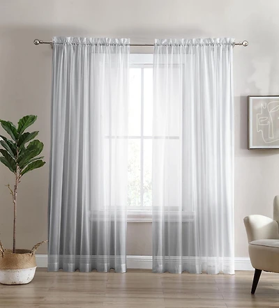 Panneau de fenêtre transparent, rideau - Paquet 2