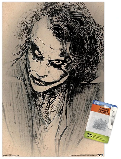 Film DC Comics - Le Chevalier Noir - Le Joker - Croquis