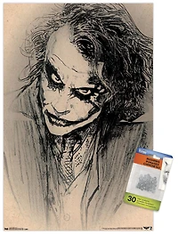 Film DC Comics - Le Chevalier Noir - Le Joker - Croquis