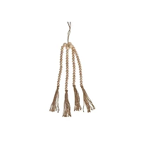 IH Casa Decor 24" Quadruple Bead Garland Natural - Set of 2