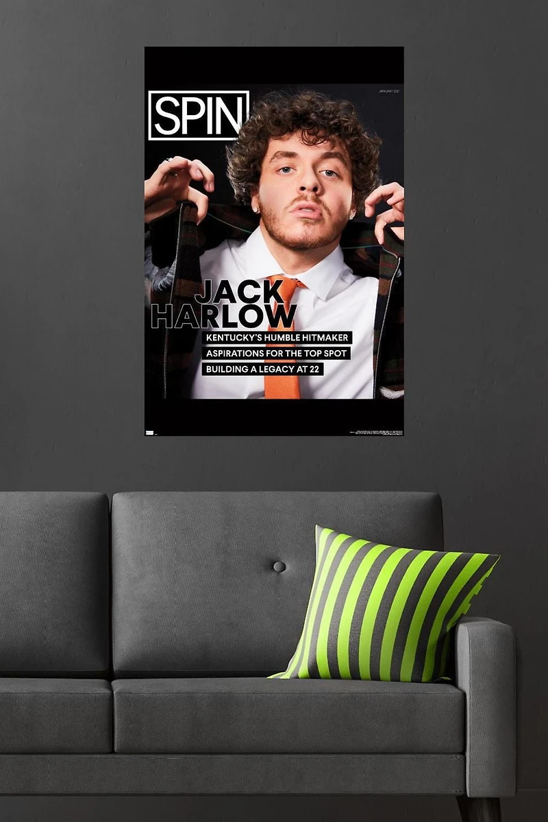 SPIN Magazine - Jack Harlow 21 Wall Poster, 22.375" x 34"