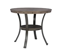 Trager Counter Table, Pewter