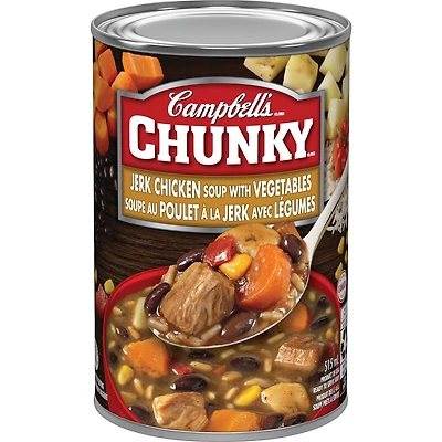Campbell's® Chunky® Soupe au Poulet à la Jerk avec Légumes, Stable à la Température Ambiante