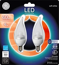 General Electric 4W LED Bulb CAC  - Pack of 1