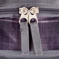 Sac à dos large système à multiples poches de Jetstream, motif à carreaux gris