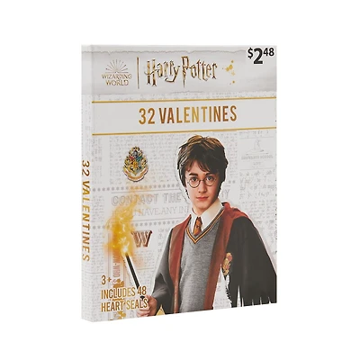 Cartes de Saint-Valentin Harry Potter, compte 32, cartes d'échange de classe