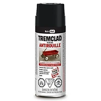 Peinture antirouille à l'huile Rust-Oleum Tremclad en noir mat 340g