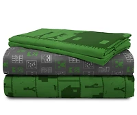 Minecraft 4-Piece Full Sheet Set, 100% Polyester, Full (Double)