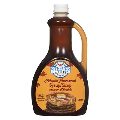 Steeves Maples - 750ml Rich Natural Original Maple Taste Syrup - No Additives or Preservatives - 1 Count, 750ml SM Natural Maple Taste