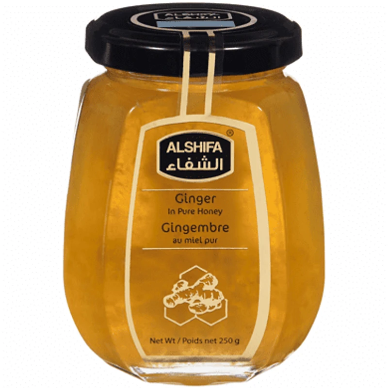 Alshifa Honey Ginger in Pure Honey GINGER-INFUSED PURE HONEY 250G