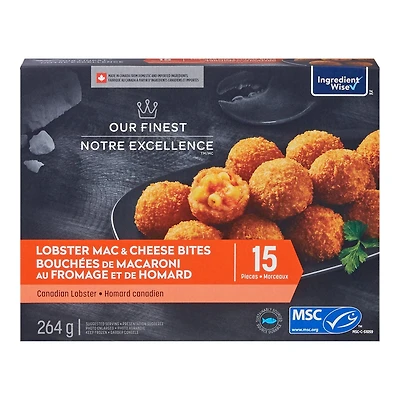Our Finest Lobster Mac & Cheese Bites, 15 Pieces, 264 g