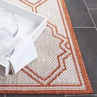 SAFAVIEH Beach House Faith Geometric Indoor/Outdoor Area Rug