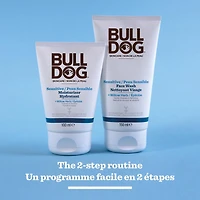 Nettoyant pour le visage en formule pour peau sensible de marque Bulldog