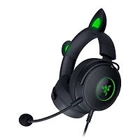 Razer Kraken Kitty Edition V2 Pro - Casque filaire RGB avec oreilles interchangeables pour PC
