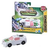 Transformers Bumblebee Cyberverse Adventures, figurine Wheeljack Action Attackers de 10,5 cm à conversion 1 étape et attaque Gravity Cannon