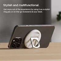 Support caméra MagSafe Belkin pour iPhone et MacBook – Transforme l’iPhone en webcam – Compatible MacBook Pro, Air, iPhone 12 à 16 – Blanc