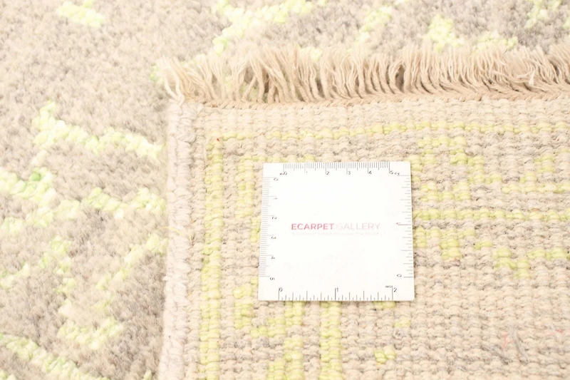 ECARPETGALLERY Tapis Noué à la Main pour Salon, Salle à Manger et Chambre à Coucher Transitionnel Collection La Seda 5'1" x 8'6" en Gris