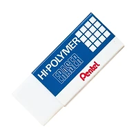 Pentel Hi-Polymer, Large White Block Eraser, Box of 36