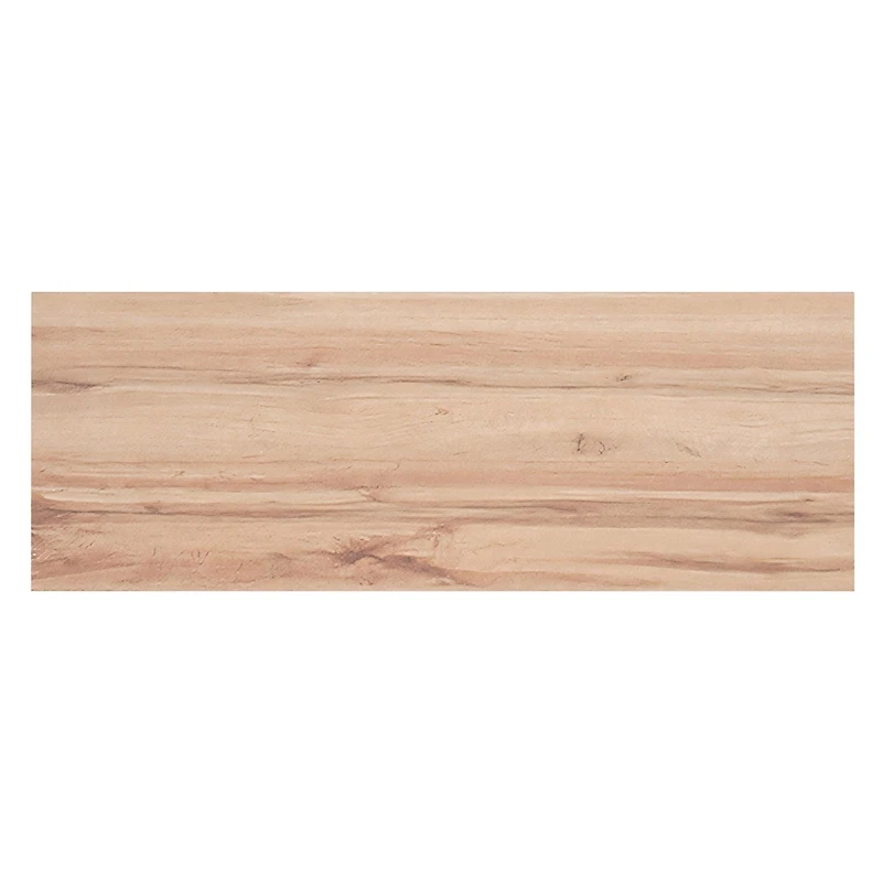 Modern MDF & Metal Console Table - Natural & Black