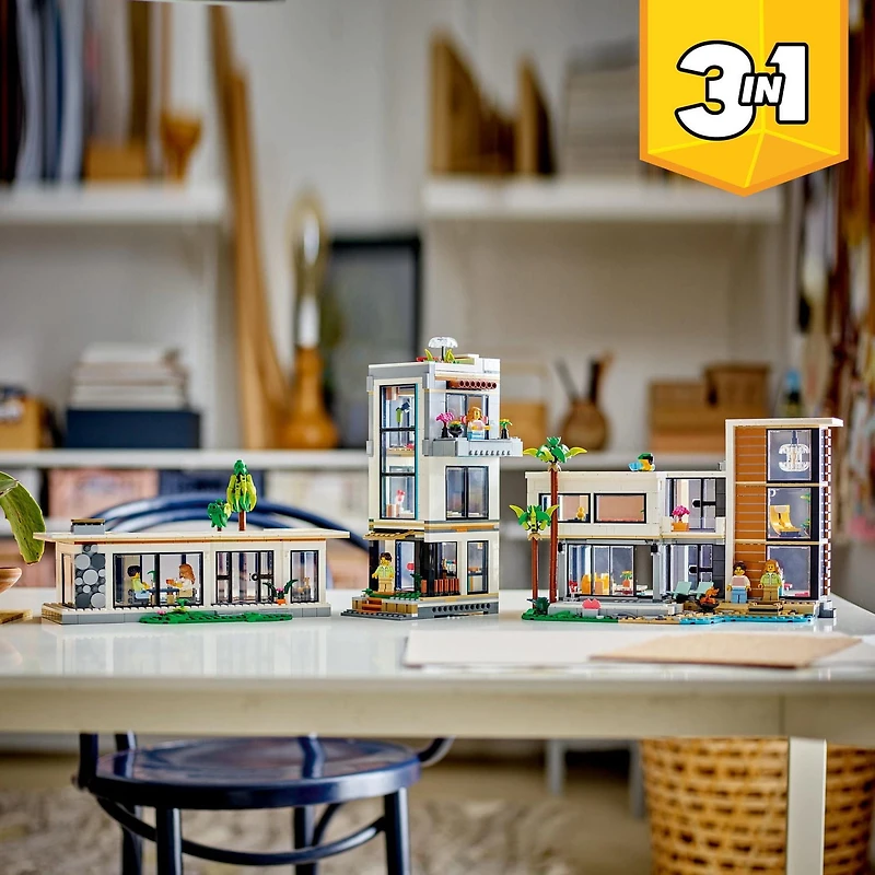 LEGO Creator La maison moderne 31153 Ensemble de construction (939 pièces)