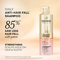 Pantene Abundant & Strong Shampoo with Pro-Vitamin B5 Complex and Niacinamide