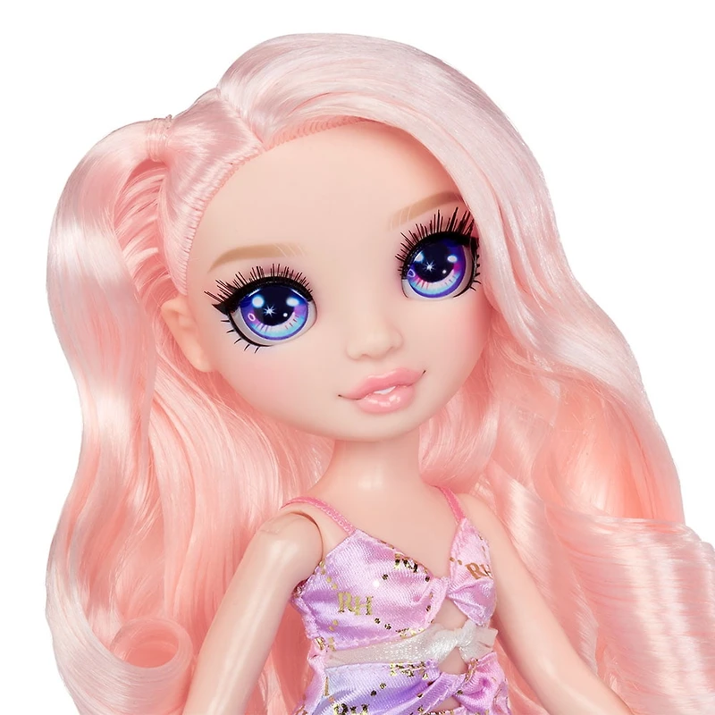 Rainbow High My Fashion Style Bella, poupée-mannequin rose de 11 po (28 cm) avec tenue originale, sac à main élégant, excellent jouet et cadeau pour les enfants de 4 à 12 ans Poupée-mannequin rose de 11 po