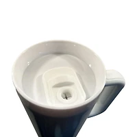 Holiday Time 40oz STAINLESS STEEL TUMBLER WITH STRAW WHITE