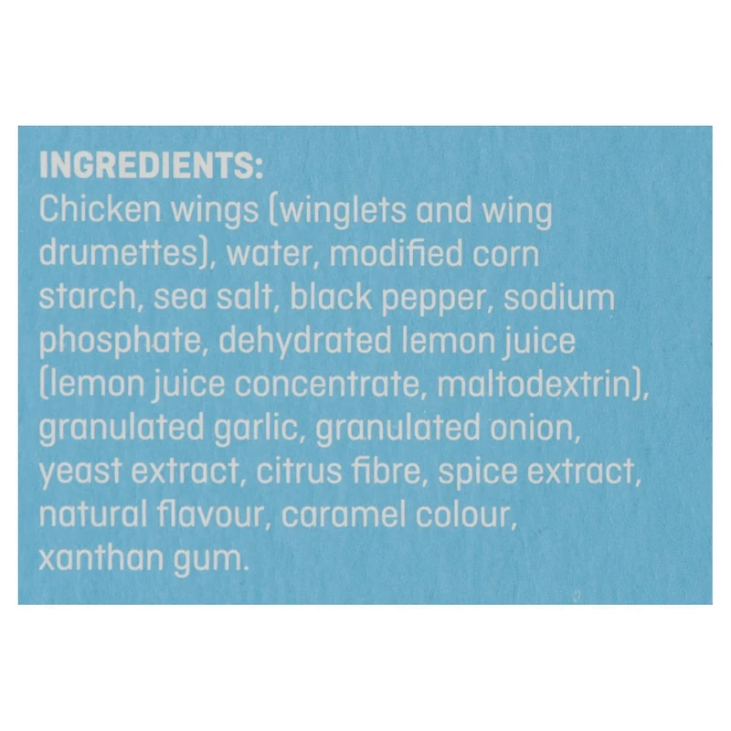 Ailes de poulet au poivre et sel marin La Cage 550g