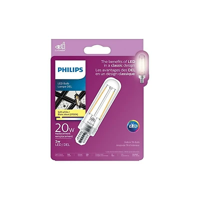 PHILIPS 20W T6 Soft White LED bulb (20W replacement), LED 20W FILA GL SW