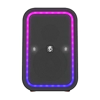 Skullcandy Stomp Waterproof USB Charge Out LED Lighting Wireless Bluetooth Portable Speaker, Black, STOMP XT