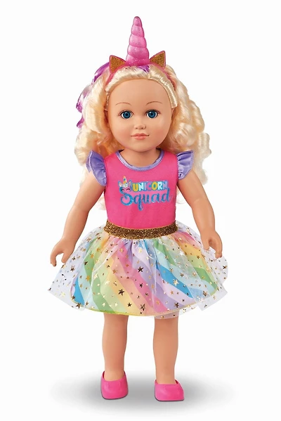 My Life As Poseable Unicorn Trainer 18" Doll, Choose from 2 Styles, 18-inch Doll