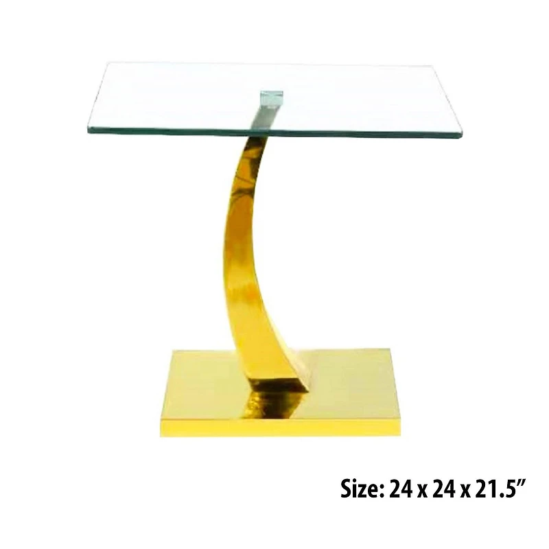 Canadian Logan End Table Gold