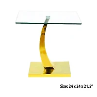 Canadian Logan End Table Gold