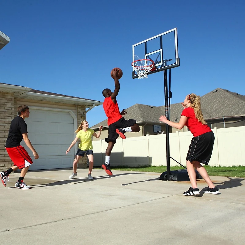 LIFETIME – Panier de basketball portable réglable (50 po, polycarbonate)