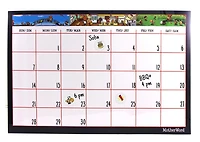 Calendrier magnétique effaçable à sec non daté MotherWord