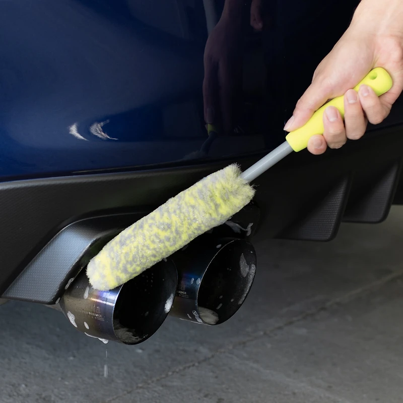 Brosse Auto Drive Soft Wheel Cleaning Woolies pour le nettoyage des jantes, paquet de 2