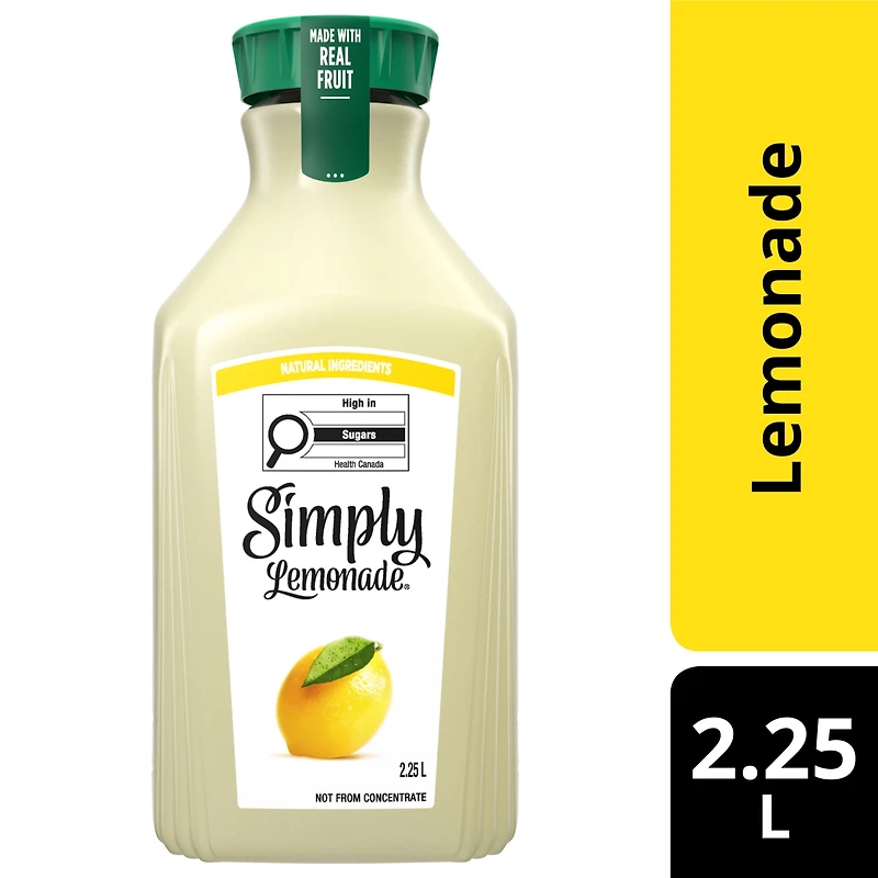 Simply Lemonade Bottle, 2.25 Liters, Simply Lemonade 2.25 L