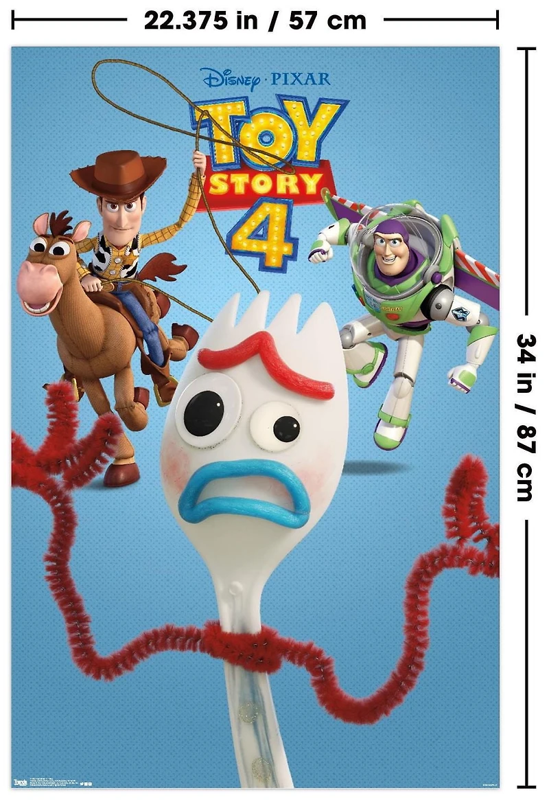 Disney Pixar Toy Story 4 - Trio Wall Poster, 22.375" x 34"